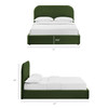 Keynote Queen Performance Velvet Storage Platform Bed Frame by Modway / MOD-7355