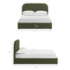 Keynote Queen Fabric Upholstered Storage Platform Bed Frame by Modway / MOD-7356
