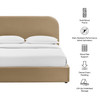 Keynote King Performance Velvet Storage Platform Bed Frame by Modway / MOD-7357