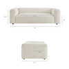 Auren 88 Inch Lattice Bouclé Upholstered Sofa by Modway / EEI-7673