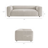 Auren 88 Inch Lattice Bouclé Upholstered Sofa by Modway / EEI-7673