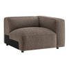Auren Lattice Bouclé Upholstered Modular Right-Facing Arm Chair by Modway / EEI-7674