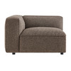 Auren Lattice Bouclé Upholstered Modular Left-Facing Arm Chair by Modway / EEI-7675