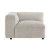 Auren Lattice Bouclé Upholstered Modular Left-Facing Arm Chair by Modway / EEI-7675