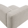Auren Lattice Bouclé Upholstered Modular Left-Facing Arm Chair by Modway / EEI-7675