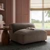 Auren Lattice Bouclé Upholstered Modular Armless Chair by Modway / EEI-7676