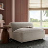 Auren Lattice Bouclé Upholstered Modular Armless Chair by Modway / EEI-7676