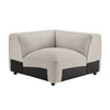 Auren Lattice Bouclé Upholstered Modular Corner Chair by Modway / EEI-7677