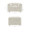 Auren Lattice Bouclé Upholstered Accent Chair by Modway / EEI-7679