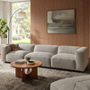 Auren 3 Piece Lattice Bouclé Upholstered Modular Sofa by Modway / EEI-7720