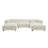 Auren 5 Piece Lattice Bouclé Upholstered Modular Sectional by Modway / EEI-7722