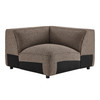 Auren 5 Piece Lattice Bouclé Upholstered Modular Corner Sectional by Modway / EEI-7725