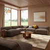 Auren 5 Piece Lattice Bouclé Upholstered Modular Corner Sectional by Modway / EEI-7725