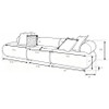 Byrne 143-inch Velvet Modular Bumper Sectional Sofa Rust / CS-503991-SET