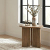 Aragon Round Panel Base End Table Mango / CS-706667