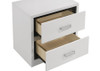 Viana 4-Piece Touch-Control LED Eastern King Bedroom Set White High Gloss / CS-225211KE-S4