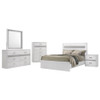 Viana 5-Piece Touch-Control LED Queen Bedroom Set White High Gloss / CS-225211Q-S5