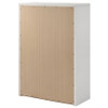 Viana 5-Drawer Chest of Drawers with Chrome Pulls White High Gloss / CS-225215