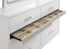 Viana 5-Piece Queen Platform Bedroom Set Grey and White High Gloss / CS-305770Q-S5