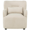 Duvall Contemporary Fabric Deep-Seated High-Back Accent Chair Beige / CS-902546
