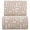 Eimer Geometric Jacquard Accent Chair Camel / CS-903261