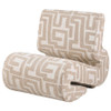 Eimer Geometric Jacquard Accent Chair Camel / CS-903261