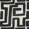 Eimer Geometric Jacquard Accent Chair Black / CS-903263