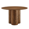 Renwick 47 Inch Oak Veneer Round Pedestal Dining Table by Modway / EEI-7616