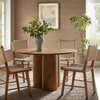 Renwick 47 Inch Oak Veneer Round Pedestal Dining Table by Modway / EEI-7616