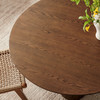 Renwick 47 Inch Oak Veneer Round Pedestal Dining Table by Modway / EEI-7616