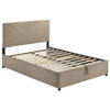 Reeves Upholstered Full Lift-Top Storage Platform Bed Tan / CS-315918TANF