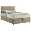 Reeves Upholstered Full Lift-Top Storage Platform Bed Tan / CS-315918TANF