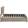 Reeves Upholstered Full Lift-Top Storage Platform Bed Tan / CS-315918TANF