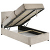 Reeves Upholstered Twin Lift-Top Storage Platform Bed Beige / CS-315918BGET