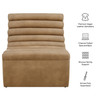 Corbin Vegan Leather Armless Accent Chair by Modway / EEI-7764