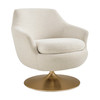 Quimby Melange Chenille Swivel Accent Chair by Modway / EEI-7768