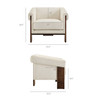 Halbrook Linen Blend Tripod Accent Chair by Modway / EEI-7769