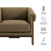 Halbrook Linen Blend Tripod Accent Chair by Modway / EEI-7769