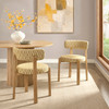 Marsha Retro Upholstered Fabric Dining Chairs Set of 2 by Modway / EEI-7815