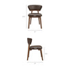 Daphne Vegan Leather Dining Chairs Set of 2 by Modway / EEI-7816