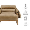 Sorelle Vegan Leather Sling Lounge Chair by Modway / EEI-7817