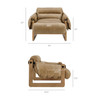 Sorelle Vegan Leather Sling Lounge Chair by Modway / EEI-7817