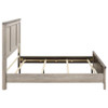 Nevado Farmhouse Eastern King Panel Bed Grey and Weathered Taupe / CS-225191KE