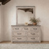 Nevado Farmhouse 7-Drawer Dresser and Beveled Mirror Set / CS-225193M