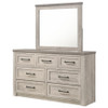 Nevado Farmhouse 7-Drawer Dresser and Beveled Mirror Set / CS-225193M