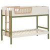 Evren Twin-over-Twin Bunk Bed with Ladder Tri-Tone / CS-460620