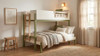 Evren Twin-over-Full Bunk Bed with Ladder Tri-Tone / CS-460621