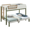 Evren Twin-over-Full Bunk Bed with Ladder Tri-Tone / CS-460621