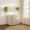 Evren 3-drawer Chest with Olive Wood Knobs Tri-Tone / CS-460625