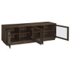 Medina 4-Door TV Stand for TVs up to 85 Inches Dark Rustic Mango / CS-701833